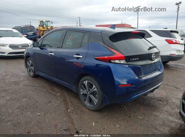 1N4BZ1DP4LC309555 2020 NISSAN LEAF Blue Trasero izquierdo