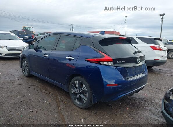 1N4BZ1DP4LC309555 2020 NISSAN LEAF Blue Vista interior de 360 grados