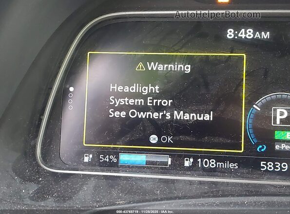 1N4BZ1DP4LC309555 2020 NISSAN LEAF Blue 
