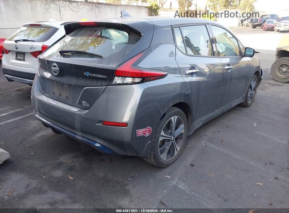 1N4BZ1DP7LC304642 2020 NISSAN LEAF Серый Задняя правая четверть