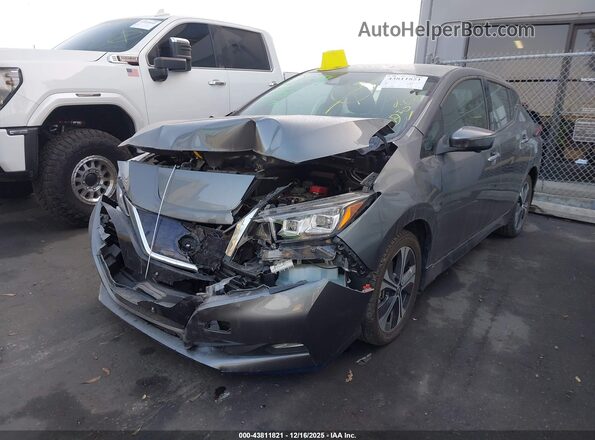 1N4BZ1DP7LC304642 2020 NISSAN LEAF Серый Передняя левая четверть