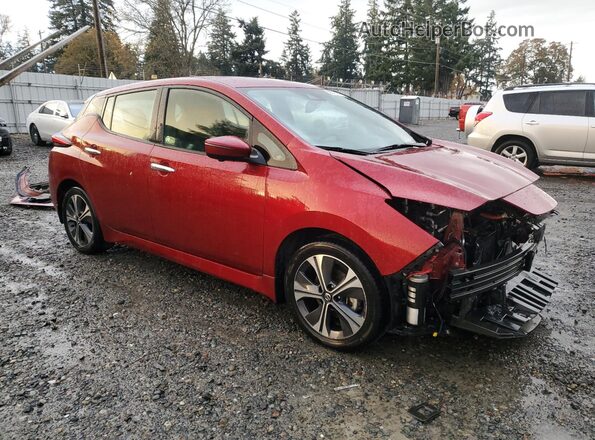 1N4BZ1DPXLC302156 2020 NISSAN LEAF Red Առջևի աջ