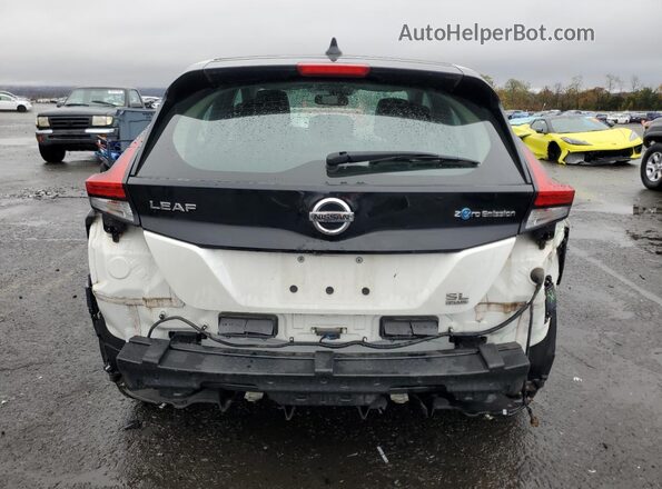 1N4BZ1DV1MC553468 2021 NISSAN LEAF Белый Вид сзади