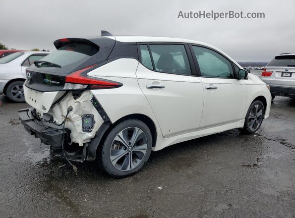 1N4BZ1DV1MC553468 2021 NISSAN LEAF Белый Задняя правая четверть