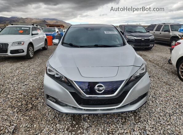 1N4BZ1DV7MC553071 2021 NISSAN LEAF Silver Front view
