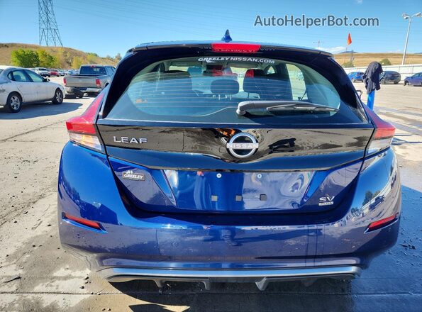 1N4CZ1CV5RC555916 2024 NISSAN LEAF Синий Вид сзади