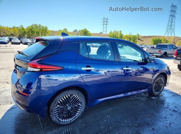 1N4CZ1CV5RC555916 2024 NISSAN LEAF Синий Задняя правая четверть