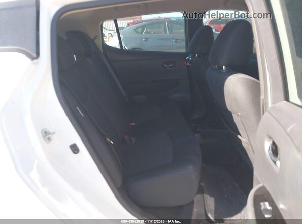 1N4CZ1CV8PC552294 2023 NISSAN LEAF White Widok naklejki z numerem VIN