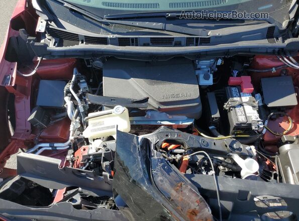 1N4CZ1CVXPC559361 2023 NISSAN LEAF Burgundy Rear interior view