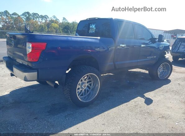 1N6BA1F39HN512381 2017 NISSAN TITAN XD Синий Задняя правая четверть