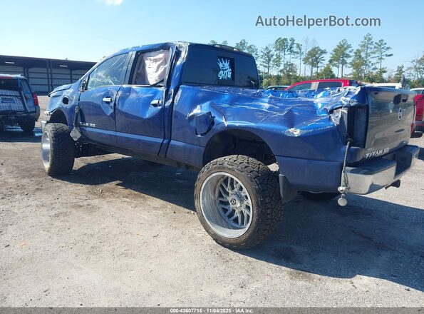1N6BA1F39HN512381 2017 NISSAN TITAN XD Синий Задняя левая четверть