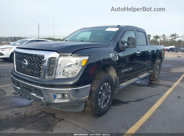 1N6BA1F3XHN570368 2017 NISSAN TITAN XD Black Передня ліва чверть