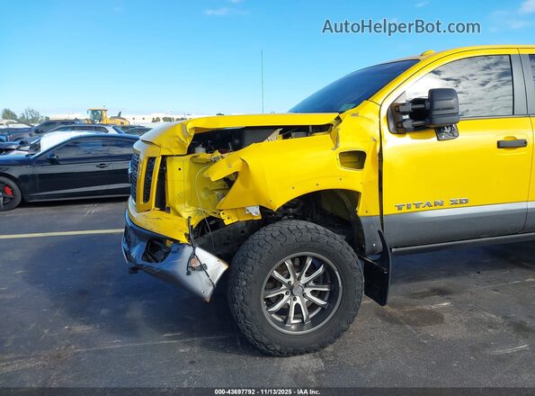 1N6BA1F47HN542729 2017 NISSAN TITAN XD Yellow Vista frontal