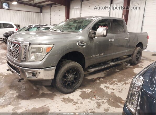 1N6BA1F48GN507762 2016 NISSAN TITAN XD Серый Передняя левая четверть
