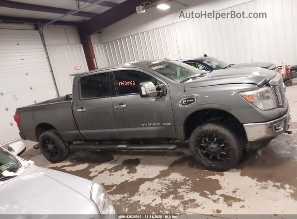 1N6BA1F48GN507762 2016 NISSAN TITAN XD Серый Вид задней части салона