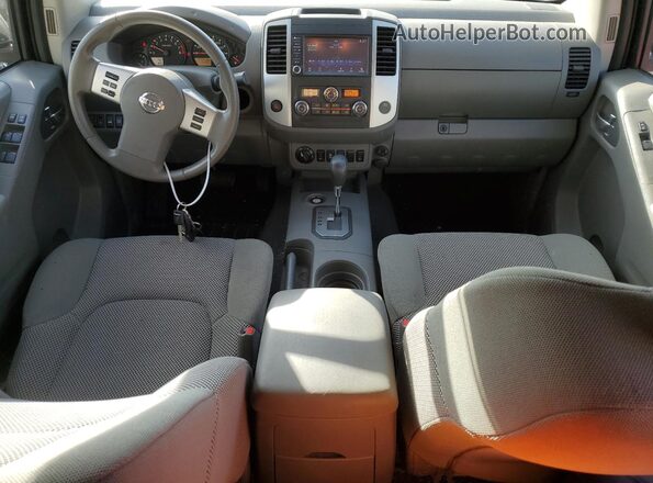 1N6ED0EB3MN711167 2021 NISSAN FRONTIER Blue Widok deski rozdzielczej