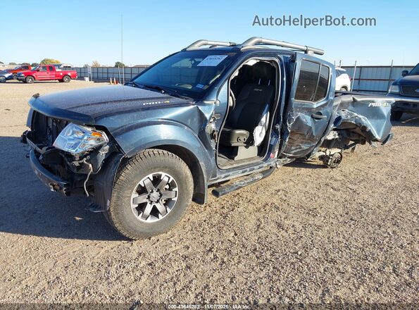 1N6ED0EB9MN700772 2021 NISSAN FRONTIER Blue Առջևի ձախ երեք քառորդ տեսարան