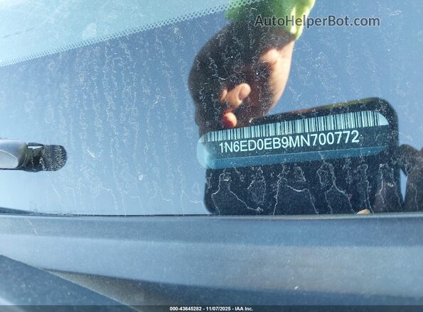 1N6ED0EB9MN700772 2021 NISSAN FRONTIER Blue Շարժիչի բաժամունքի տեսք