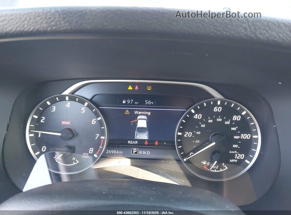 1N6ED1CL5RN630034 2024 NISSAN FRONTIER White Widok tylnych siedzeń