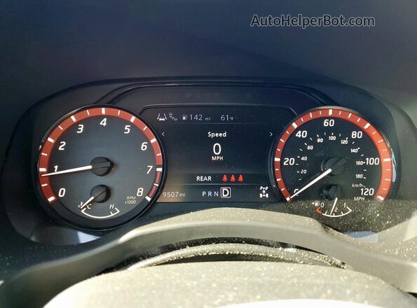 1N6ED1EKXSN600263 2025 NISSAN FRONTIER Gray ხელსაწყოთა პანელის ხედი