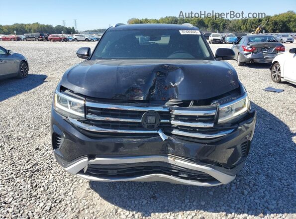 1V25C2CA9LC201166 2020 VOLKSWAGEN ATLAS Black Front view