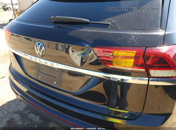 1V2AC2CA1LC224665 2020 VOLKSWAGEN ATLAS Black Դիմացի տեսք