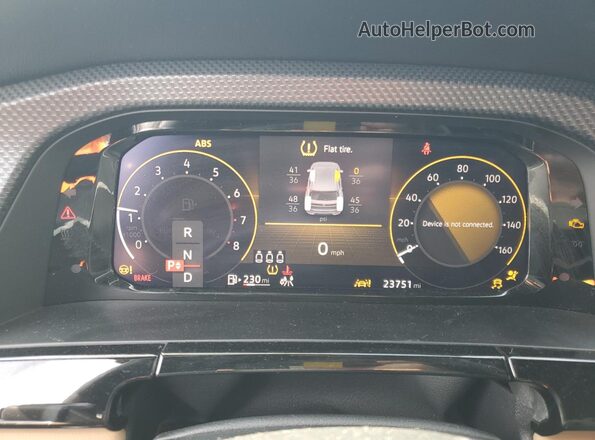 1V2AE2CA8RC237836 2024 VOLKSWAGEN ATLAS Charcoal Widok zestawu wskaźników