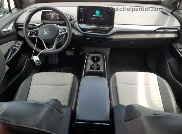 1V2BMPE85PC031448 2023 VOLKSWAGEN ID.4 Gray Առջևի վահանակի տեսք