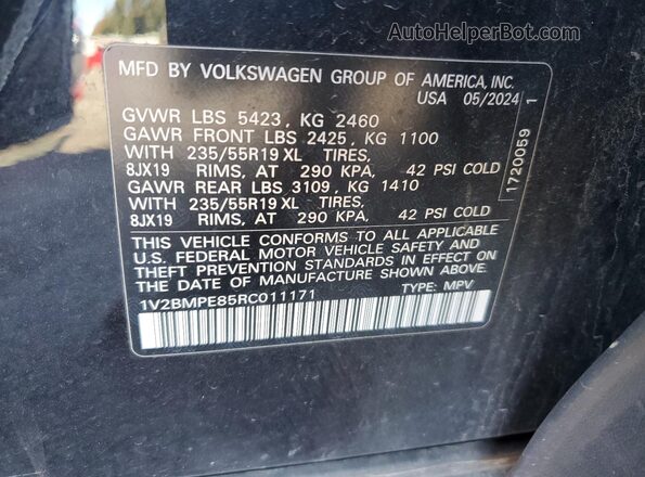 1V2BMPE85RC011171 2024 VOLKSWAGEN ID.4 Black 