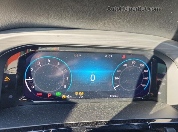 1V2DE2CA6SC225171 2025 VOLKSWAGEN ATLAS Gray ხელსაწყოთა პანელის ხედი