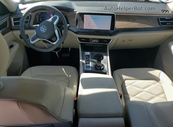 1V2DR2CA7SC553154 2025 VOLKSWAGEN ATLAS White Вид панелі приладів