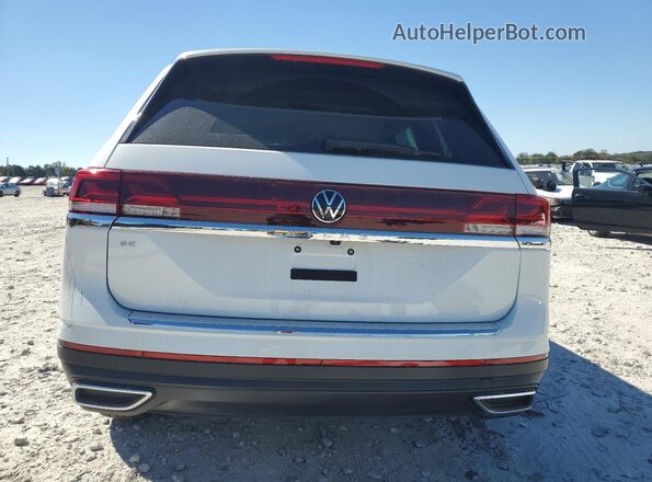 1V2DR2CA7SC553154 2025 VOLKSWAGEN ATLAS White Вид ззаду