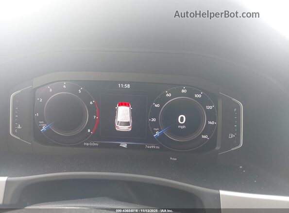 1V2FR2CA1NC515416 2022 VOLKSWAGEN ATLAS Черный Вид задних сидений