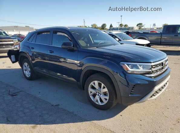 1V2GC2CA0LC230757 2020 VOLKSWAGEN ATLAS Blue წინა მარჯვენა