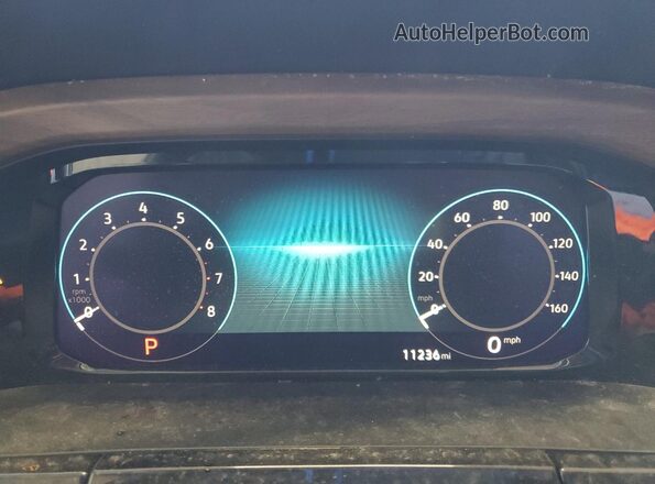 1V2HR2CA7SC519278 2025 VOLKSWAGEN ATLAS Gray Instrument cluster view