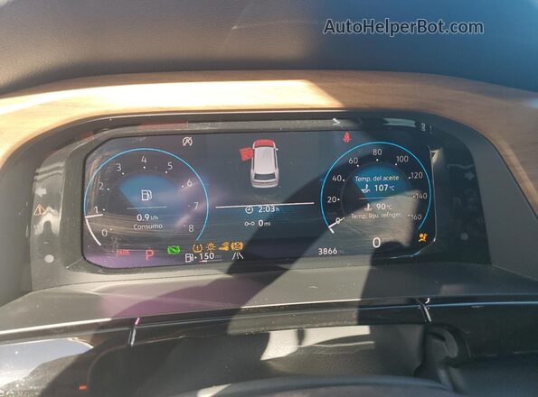 1V2JR2CA4SC559139 2025 VOLKSWAGEN ATLAS Gray Սարքավորումների վահանակի տեսք