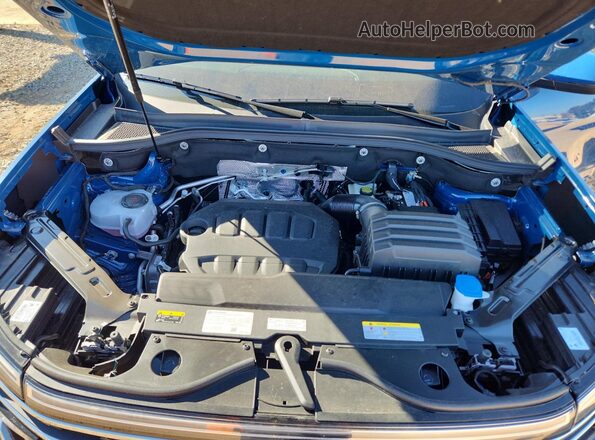 1V2JR2CA5SC541846 2025 VOLKSWAGEN ATLAS Blue Vista del compartimento del motor