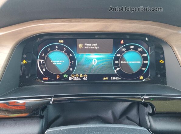 1V2JR2CA7RC501357 2024 VOLKSWAGEN ATLAS Black Widok zestawu wskaźników