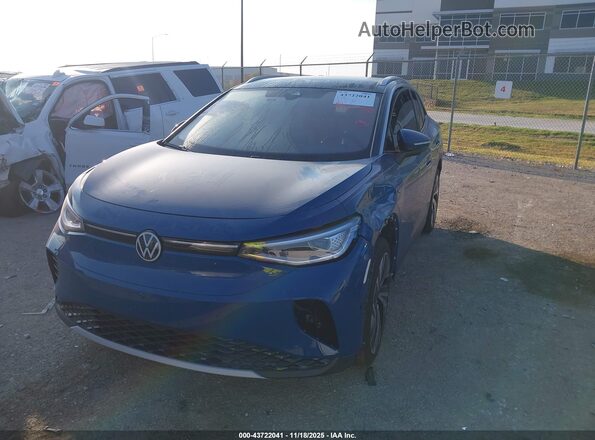1V2JSPE89SC009236 2025 VOLKSWAGEN ID.4 Синий Передняя левая четверть