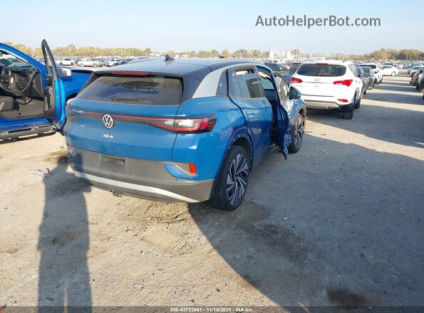 1V2JSPE89SC009236 2025 VOLKSWAGEN ID.4 Синий Задняя правая четверть