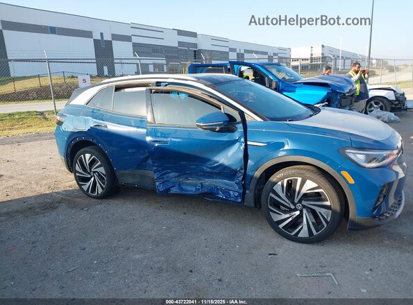 1V2JSPE89SC009236 2025 VOLKSWAGEN ID.4 Синий Панорамный вид салона 360°
