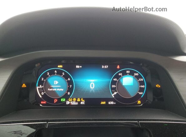 1V2KE2CA4RC238972 2024 VOLKSWAGEN ATLAS Белый Вид щитка приборов