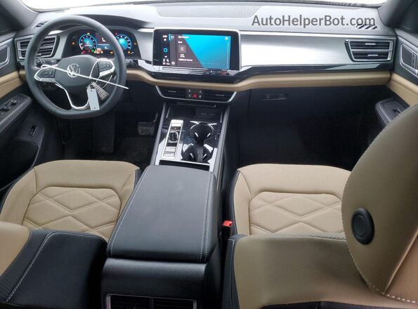 1V2KE2CA4RC238972 2024 VOLKSWAGEN ATLAS Белый Вид панели приборов
