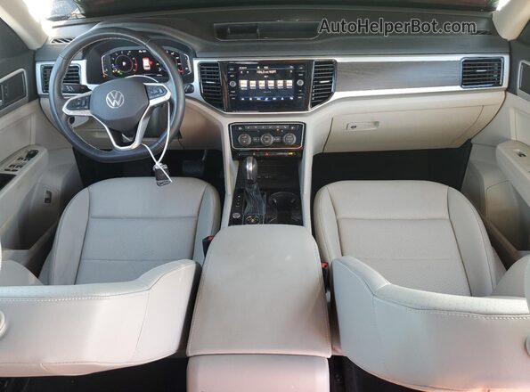 1V2KR2CA3NC535357 2022 VOLKSWAGEN ATLAS Black Dashboard view