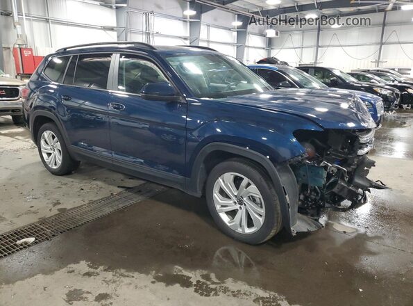 1V2KR2CA5PC503058 2023 VOLKSWAGEN ATLAS Blue Передня права чверть