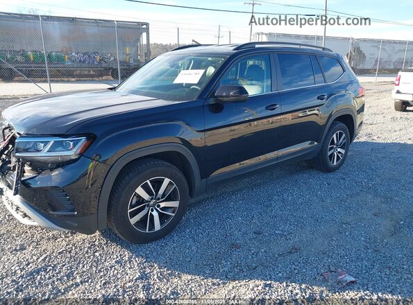 1V2LP2CA9NC515494 2022 VOLKSWAGEN ATLAS Black Vista tres cuartos delantera izquierda