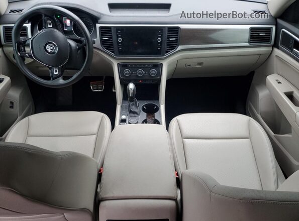 1V2LR2CA1LC505355 2020 VOLKSWAGEN ATLAS Blue Dashboard view
