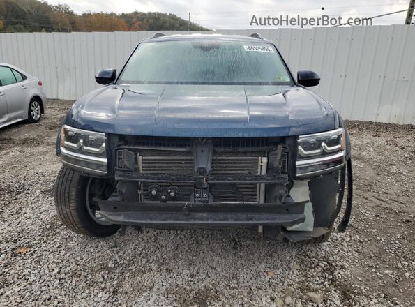 1V2LR2CA1LC505355 2020 VOLKSWAGEN ATLAS Blue Front view