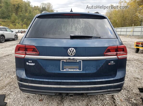 1V2LR2CA1LC505355 2020 VOLKSWAGEN ATLAS Blue Rear view