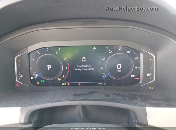 1V2MC2CA6LC203999 2020 VOLKSWAGEN ATLAS Blue Widok tylnych siedzeń